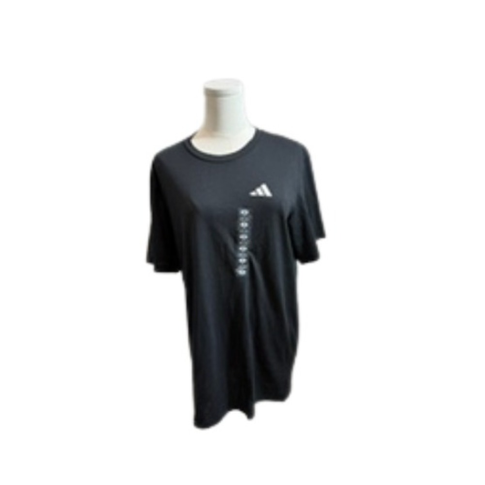 Adidas Black Tee Shirt Medium NWT Womens Athletic Casual Top - Picture 6 of 7